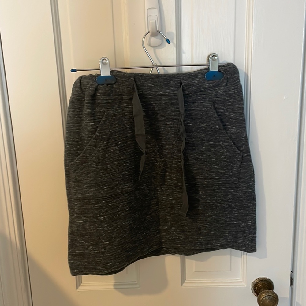 Loft grey mini skirt